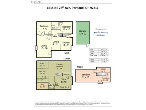 6615 NE 26th Avenue Portland OR 97211