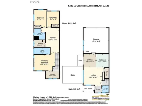 6230 SE Genrosa Street Hillsboro OR 97123