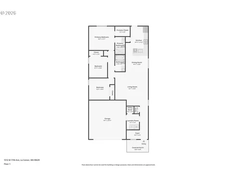 1312 W 17th Avenue La Center WA 98629