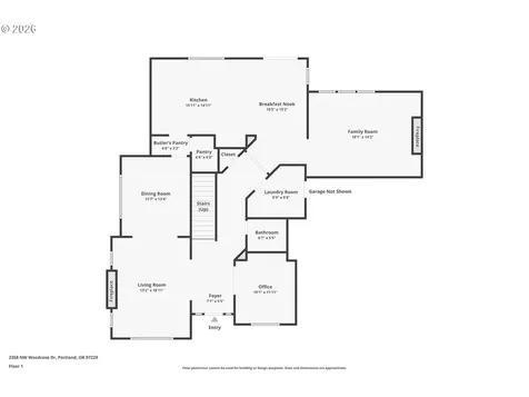 2358 NW Woodrose Drive Portland OR 97229