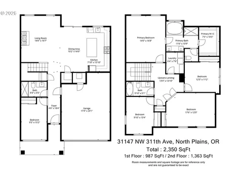 31147 NW 311th Avenue North Plains OR 97133
