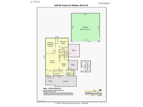 6160 SE Frances Street Hillsboro OR 97123
