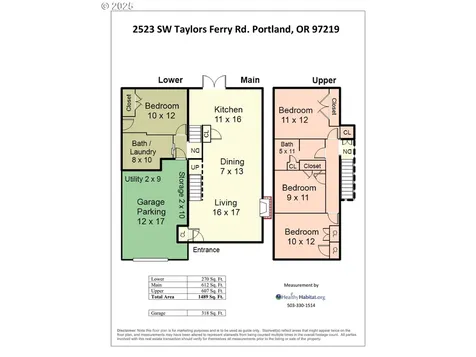 2523 SW Taylors Ferry Road Portland OR 97219