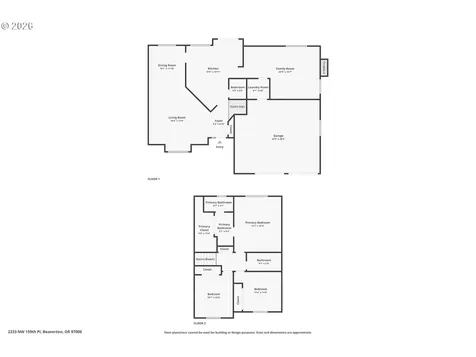 2233 NW 159th Place Beaverton OR 97006