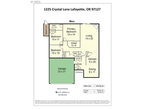 1225 Crystal Lane Lafayette OR 97127