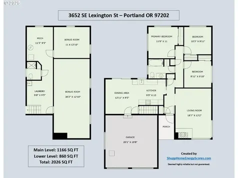 3652 SE Lexington Street Portland OR 97202