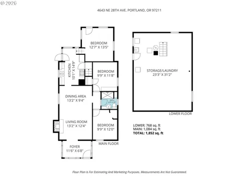4643 NE 28th Avenue Portland OR 97211