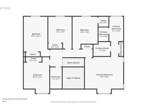 8225 SW Gearhart Drive Beaverton OR 97007