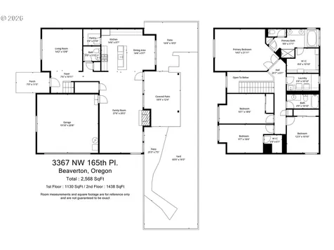 3367 NW 165th Place Beaverton OR 97006