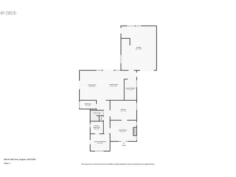 660 W 18th Avenue Eugene OR 97402