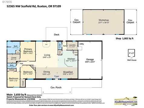 52365 NW Scofield Road Buxton OR 97109