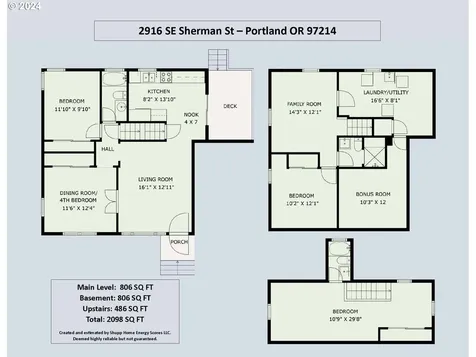 2916 Se Sherman Street Portland OR 97214