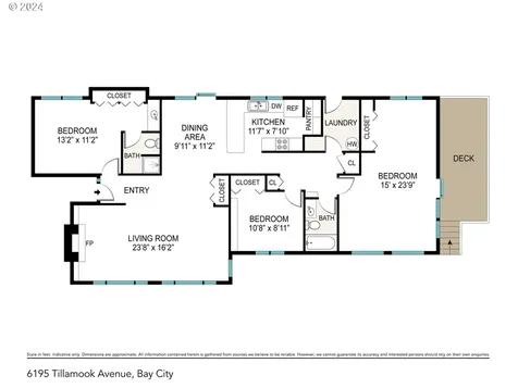 6195 Tillamook Avenue Bay City OR 97107