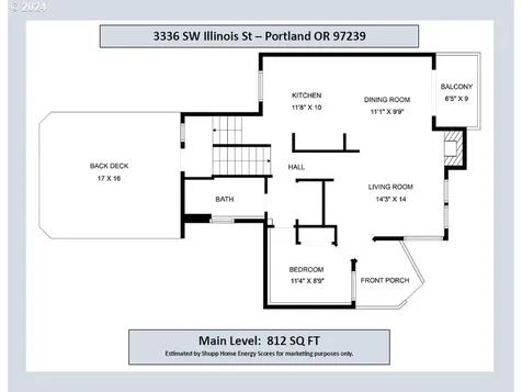 3336 Sw Illinois Street Portland OR 97239