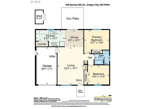 706 Barclay Hills Drive Oregon City OR 97045