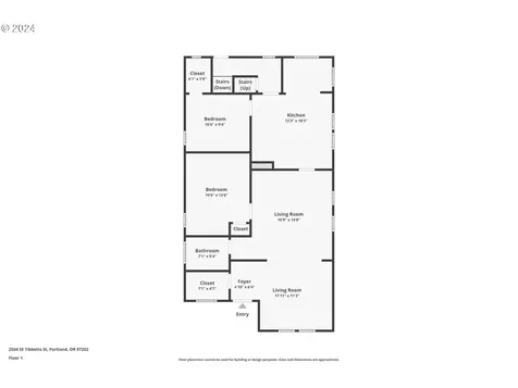 2504 Se Tibbetts Street Portland OR 97202