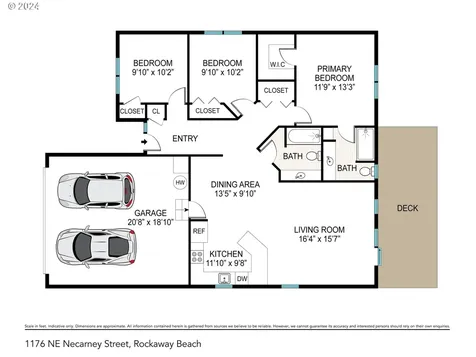 1176 Necarney Street Rockaway Beach OR 97136