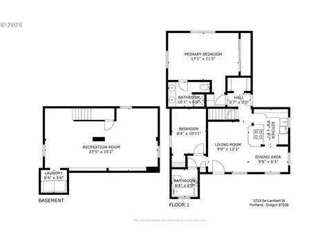 5725 Se Lambert Street Portland OR 97206