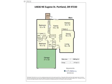 14836 Ne Eugene Street Portland OR 97230