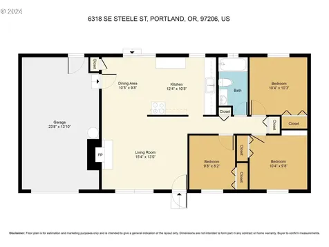 6318 SE Steele Street Portland OR 97206