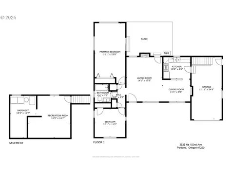 3526 Ne 102nd Avenue Portland OR 97220
