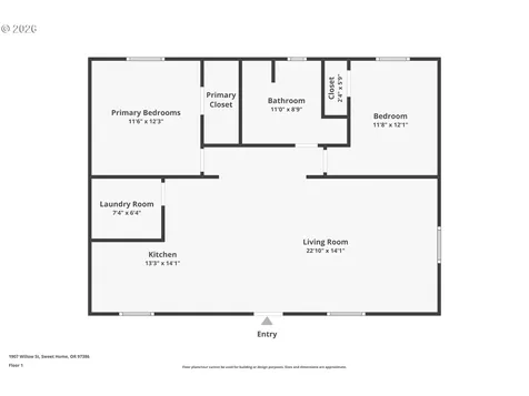 1907 Willow Street Sweet Home OR 97386