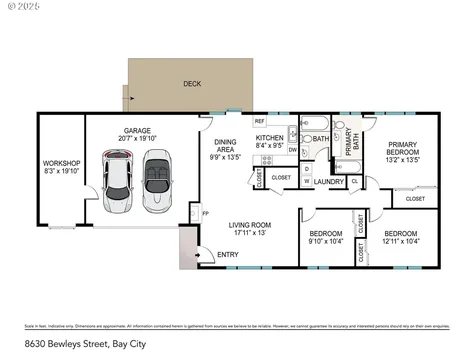 8630 Bewley Street Bay City OR 97107