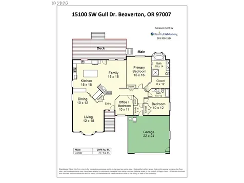 15100 SW Gull Drive Beaverton OR 97007