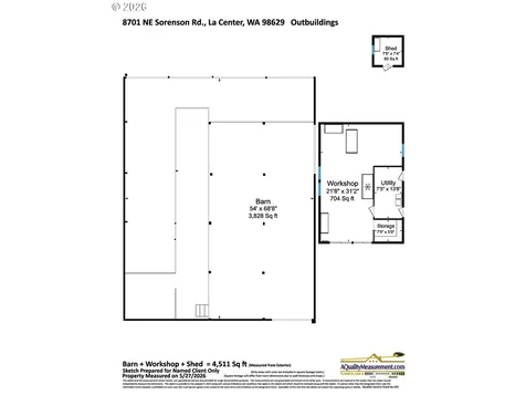 8701 NE Sorenson Road La Center WA 98629