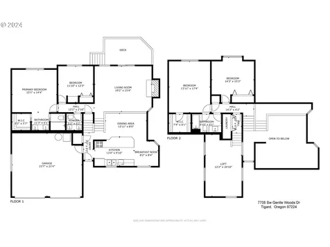 7705 SW Gentle Woods Drive Portland OR 97224