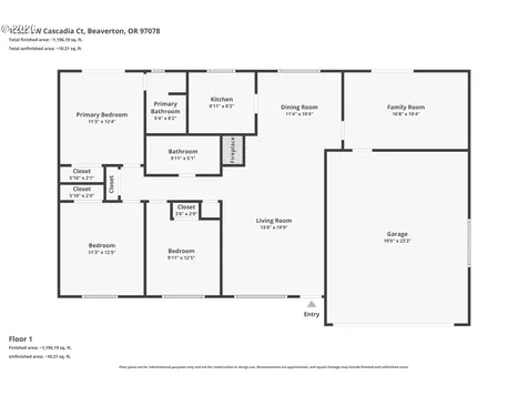 18629 SW Cascadia Court Beaverton OR 97078