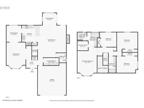915 NW Vinca Lane Camas WA 98607