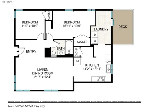 4675 Salmon Street Bay City OR 97107