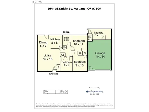 5644 SE Knight Street Portland OR 97206