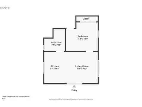 7644 SE Crystal Springs Boulevard Portland OR 97206