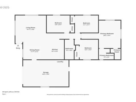 309 High Street Jefferson OR 97352