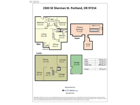2303 SE Sherman Street Portland OR 97214