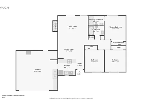 2168 SE Harlow Court Troutdale OR 97060