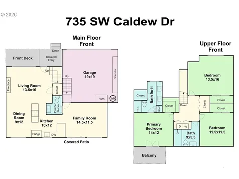 735 SW Caldew Drive Portland OR 97219