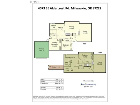 4073 SE Aldercrest Road Milwaukie OR 97222