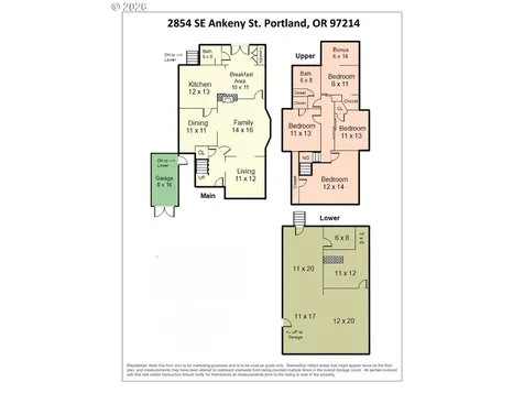 2854 SE Ankeny Street Portland OR 97214