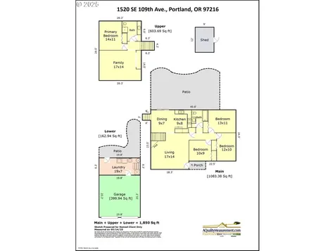 1520 SE 109th Avenue Portland OR 97216