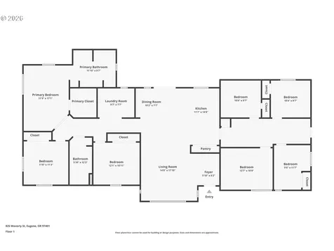825 Waverly Street Eugene OR 97401