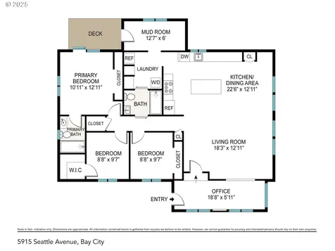 5915 Seattle Avenue Bay City OR 97107