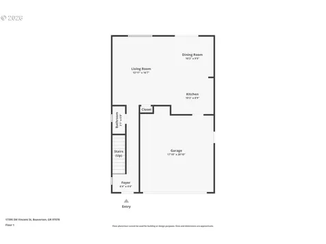 17395 SW Vincent Street Beaverton OR 97078