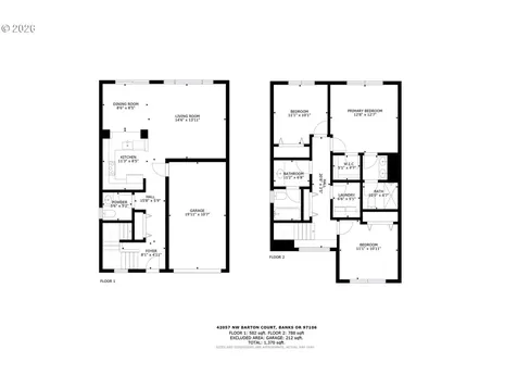 42057 NW Barton Court Banks OR 97106