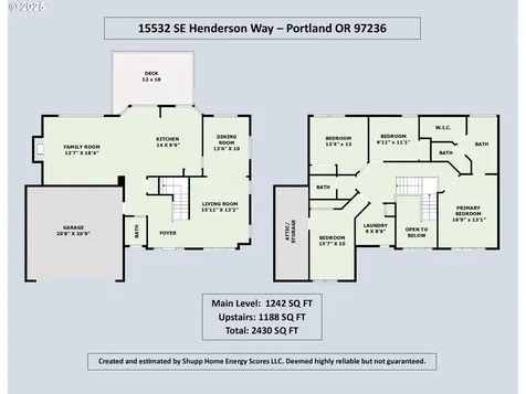 15532 SE Henderson Way Portland OR 97236
