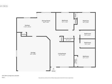 2102 S 8th Street Cottage Grove OR 97424