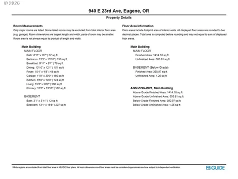 940 E 23rd Avenue Eugene OR 97405