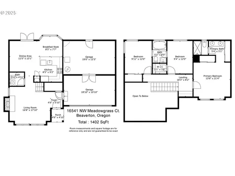 16541 NW Meadow Grass Court Beaverton OR 97006